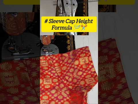#latestSleeve Cap Height🤔Formula📌 #new #shorts #new #trending #tamil #diy #idea #tipsandtrick #easy