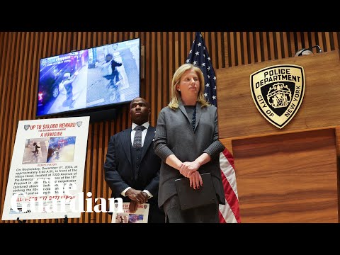 'Brazen targeted attack': police press briefing after CEO shot dead outside New York hotel
