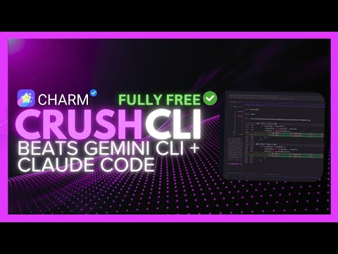 Crush CLI: FASTEST AI Coder + Opensource! BYE Gemini CLI & ClaudeCode! (FREE QWEN 3 CODER)
