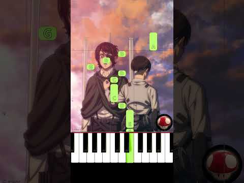 Shinzou wo Sasageyo - BEGINNER PIANO TUTORIAL #attackontitan #pianotutorial #easy
