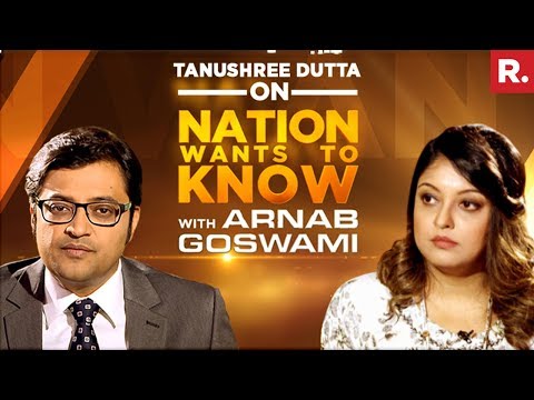 WATCH #Bollywood | Tanushree Dutta OPENS UP To Arnab Goswami On Nation Wants To Know | Full INTERVIEW #India #Controversy