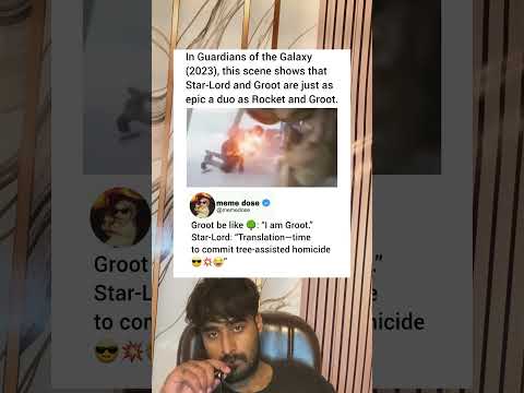 Rocket and groot are the epic duo