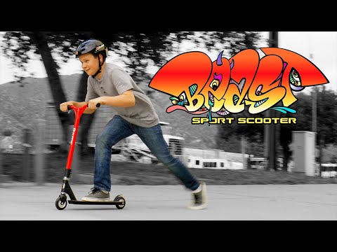 Beast V6 Sport Scooter Ride Video with Features