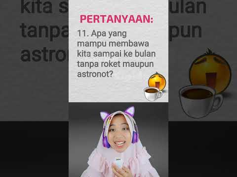 Apa yang mampu membawa kita ke bulan tanpa roket atau astronot? #tebaktebakan #shorts