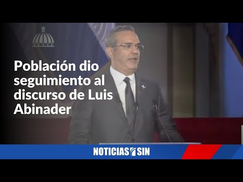 Posiciones en barrios sobre discurso de Abinader