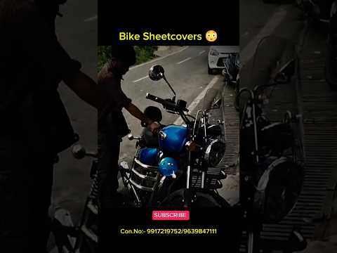 Bike New Sheetcovers 🥵 Installation Edit 🫣 #bike #Sheetcovers #Edit #shorts