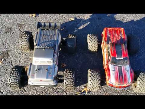 Arrma Outcast Run with Traxxas E-Maxx 1 of 2 - UCnnGALgMKGZrzN-lf1AosYw