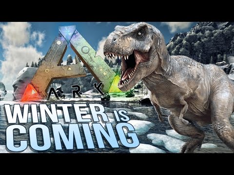 Ark Survival Evolved - Winter is Coming in Ark! - Snow Biome & T-rex Issues - Let's Play Ark - UCf2ocK7dG_WFUgtDtrKR4rw