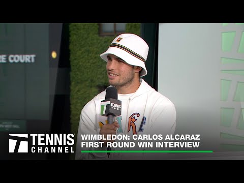 Carlos Alcaraz Chats About His Tattoos & New Fashion Collab; Wimbledon First Round Win