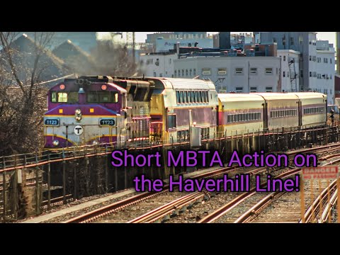 Short MBTA Action on the Haverhill Line!