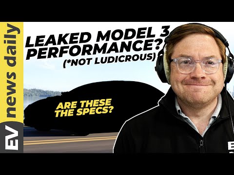 Did Tesla Model 3 Performance Details Just LEAK From Website Code? (Plus 9 more EV stories today)