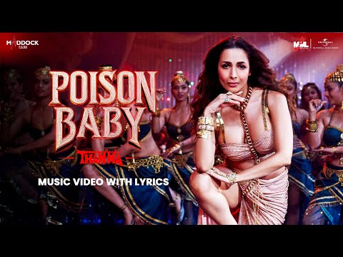 Poison Baby (Lyrical) Thamma | Malaika, Ayushmann, Rashmika| Sachin-Jigar,Jasmine, Divya, Amitabh