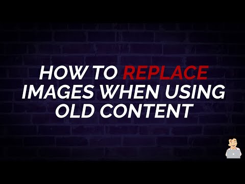 How to Replace Images when using Old Content #shorts