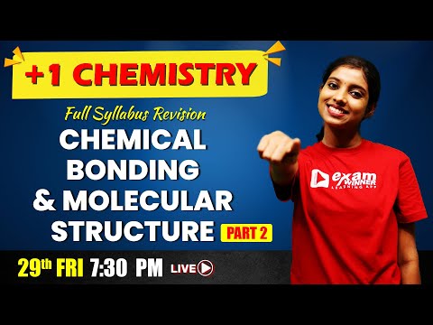 Plus one Complete Revision | Chemistry  | Chemical Bonding and Molecular Structure P-2 | Exam Winner