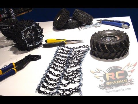 RC ADVENTURES - Cheap Tire Chains - Tutorial - How To DIY - Snow, Ice, Mud, Bogging - UCxcjVHL-2o3D6Q9esu05a1Q