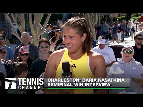 Daria Kasatkina Excited To Be Back In The Finals After Win Over Pegula | Charleston Semifinal