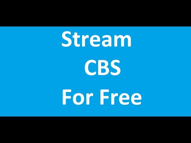How to Watch CBS Live Sports Without Cable