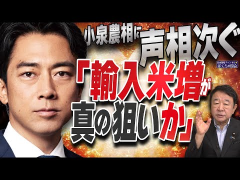 【ぼくらの国会・第987回】ニュースの尻尾「小泉農相に声相次ぐ『輸入米増が真の狙いか』」