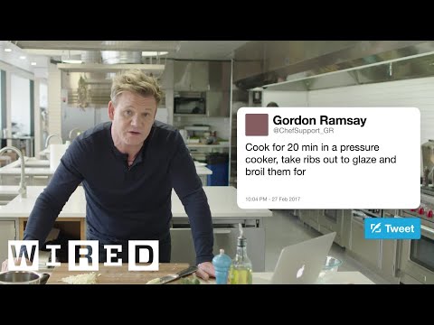 Gordon Ramsay Answers Cooking Questions From Twitter | Tech Support | WIRED - UCftwRNsjfRo08xYE31tkiyw