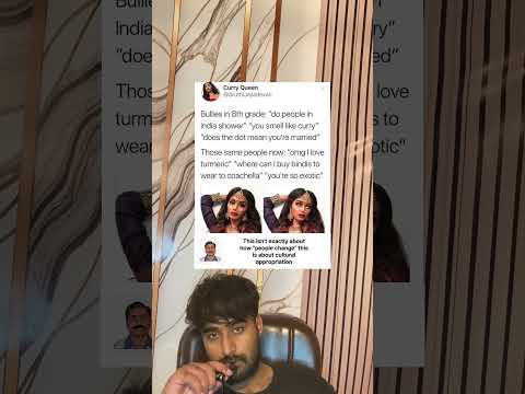 This isn’t exactly about how “people change” this is about cultural appropriation