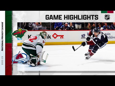 Wild @ Avalanche 3/29 | NHL Highlights 2023