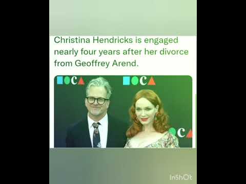 Christina Hendricks is engaged nearly four years after her divorce from Geoffrey Arend.