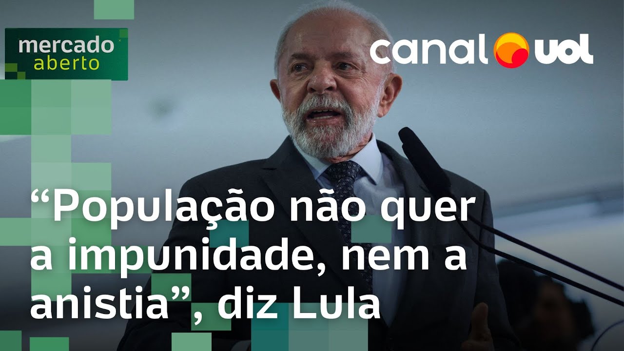 Lula sobre manifestações da esquerda: ‘População não quer a impunidade, nem a anistia’