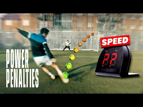 We Got A Speed Gun To See How Hard You Can Hit A Football | Power Penalties