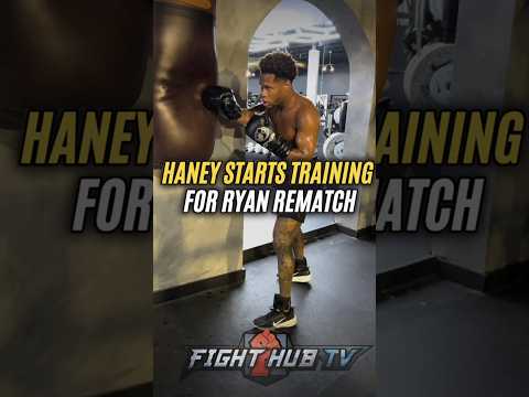 Devin Haney STARTS training for possible Ryan rematch!