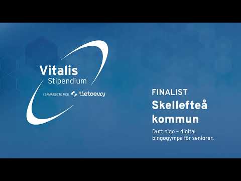 Vitalis Stipendium: Skellefteå kommun, Dutt n'go – digital bingogympa för seniorer