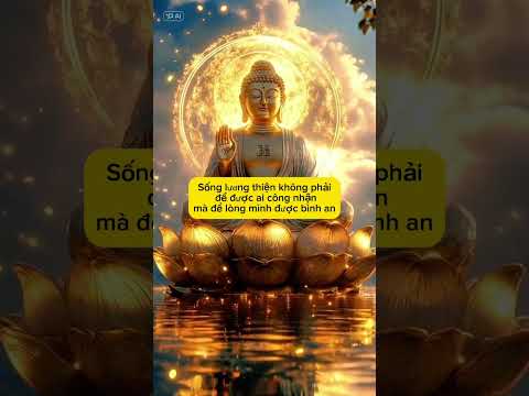 Sống lương thiện không phải để được ai công nhận, mà để lòng mình được bình an. #loiphatday