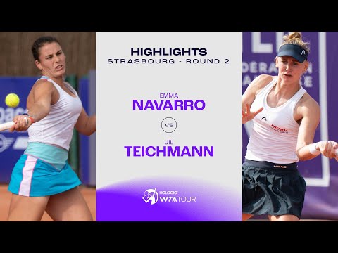 Emma Navarro vs. Jil Teichmann | 2023 Strasbourg Round 2 | WTA Match Highlights