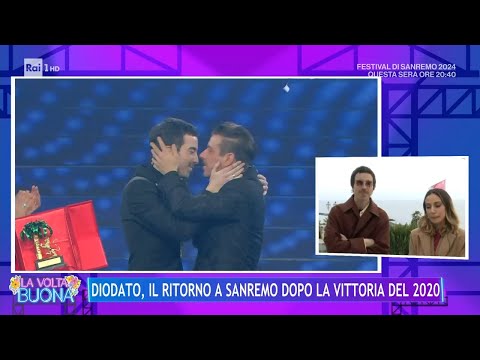 Diodato, il ritorno a Sanremo dopo la vittoria del 2020 - La Volta Buona 06/02/2024