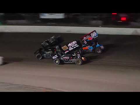 2021 NARC KING OF THE WEST SPRINT CAR HIGHLIGHT REEL - dirt track racing video image