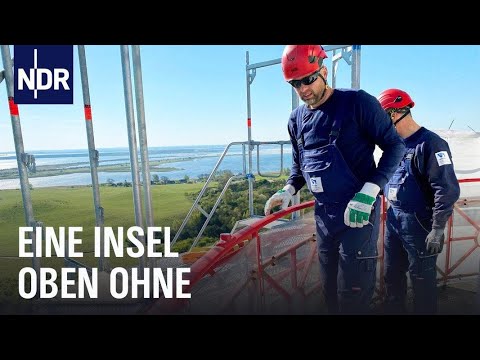 Eine Insel oben ohne - der Hiddenseer Leuchtturm wird saniert | Die Nordreportage | NDR