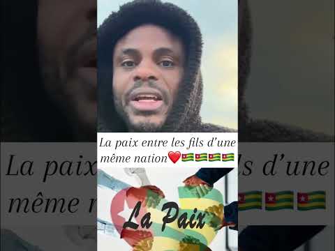 La paix entre les fils d’une même nation❤️🇹🇬🇹🇬🇹🇬🇹🇬