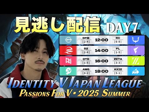 【第五人格】夏季IJL見逃し配信DAY７