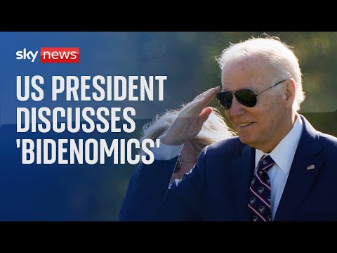 US President Biden discusses 'Bidenomics'
