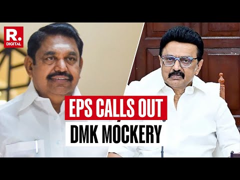 'White Paper Report' Gesture Row: Edappadi K Palaniswami Calls Out DMK Mockery