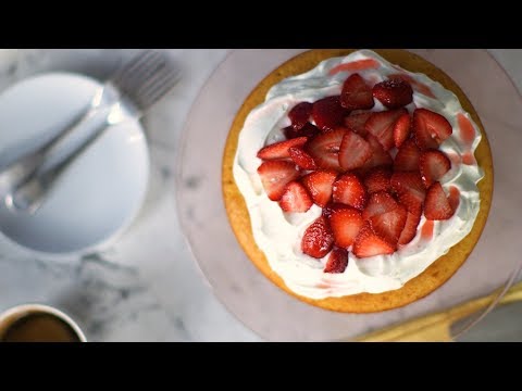 Strawberry Cream Cake- Everyday Food with Sarah Carey