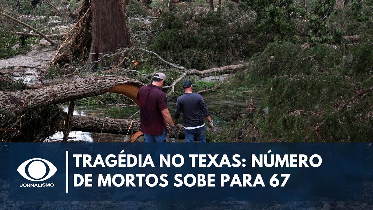 Tragédia no Texas sobe para 67 o número de mortos em enchentes