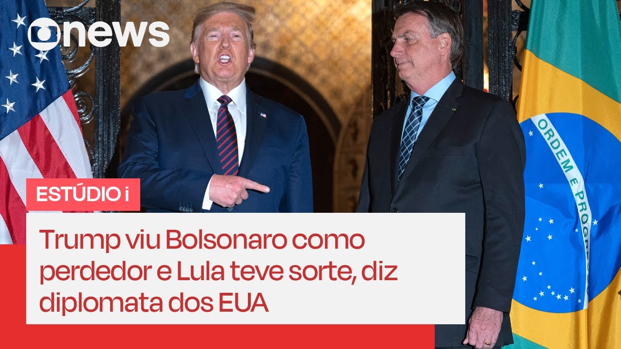 Trump viu Bolsonaro como perdedor e Lula teve sorte, diz diplomata dos EUA