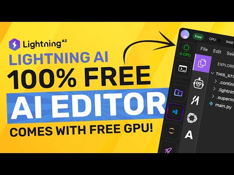 Lightning AI + Cline + Aider + Supermaven : This 100% FREE AI Editor WITH GPU is AMAZING (w/ Ollama)