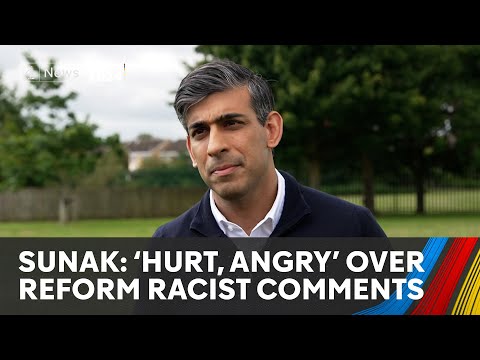 Nigel Farage refuses to directly apologise to Rishi Sunak over racist comments by Reform activists