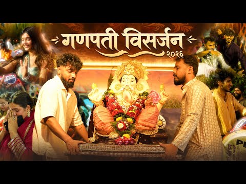 GODLIKE GANPATI VISARJAN 2026 💛💐