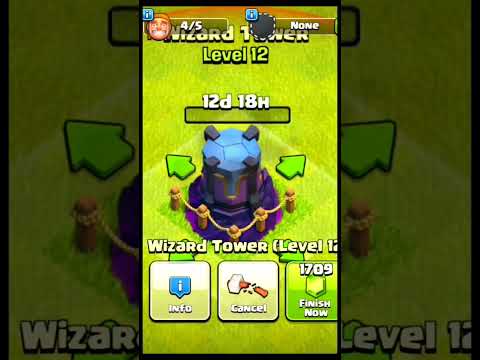 Wizard Tower All Levels #clash  #clashofclans  #wizardtower