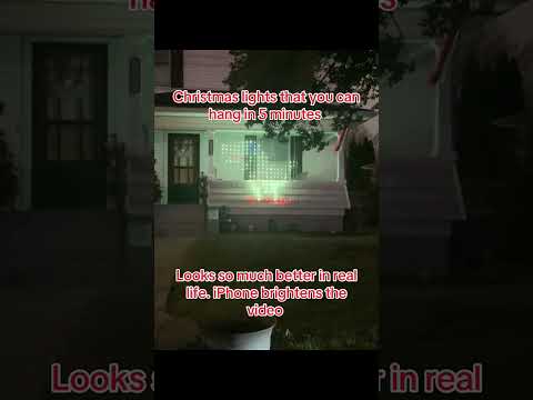 Install Christmas Lights in 5 Minutes! #christmas #christmaslights