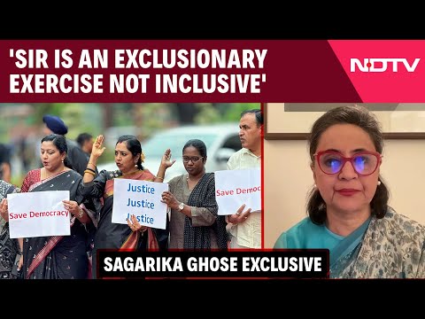 'SIR Is An Exclusionary Exercise Not Inclusive': Sagarika Ghose