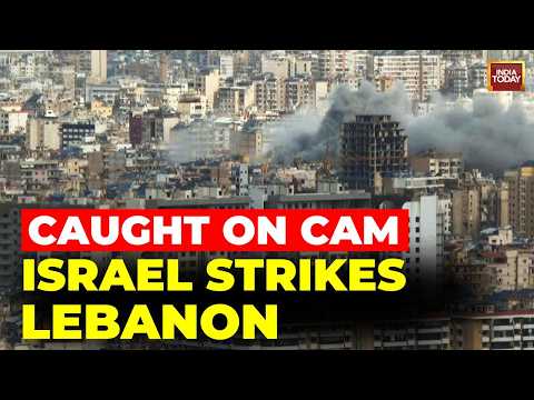 ON CAM: Thick smoke seen rising over Beirut skyline after latest Israeli strike  | Lebanon News