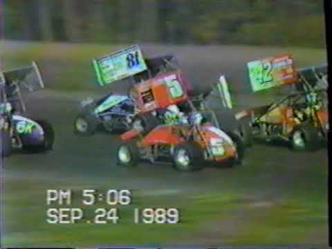 1989 Dealers Choice at Crystal Motor Speedway, Michigan, on 09-24-89 Part #2 - dirt track racing video image